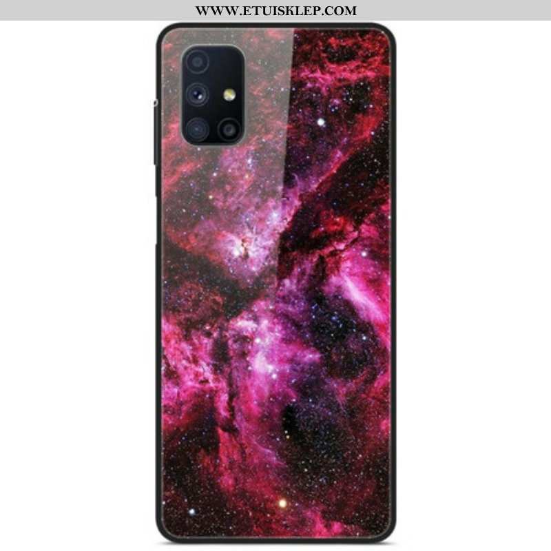 Etui do Samsung Galaxy M51 Różowe Szkło Hartowane